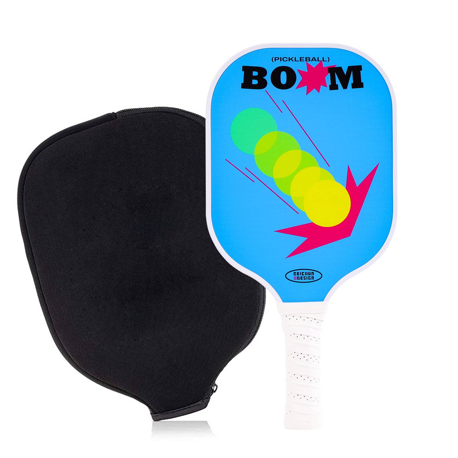 [Glass Fiber] Single racket+zipper bag [Model 214]